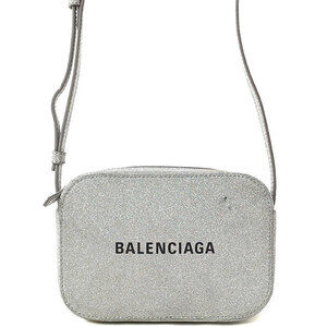BALENCIAGA Everyday Camera Bag XS Glitter Shoulder